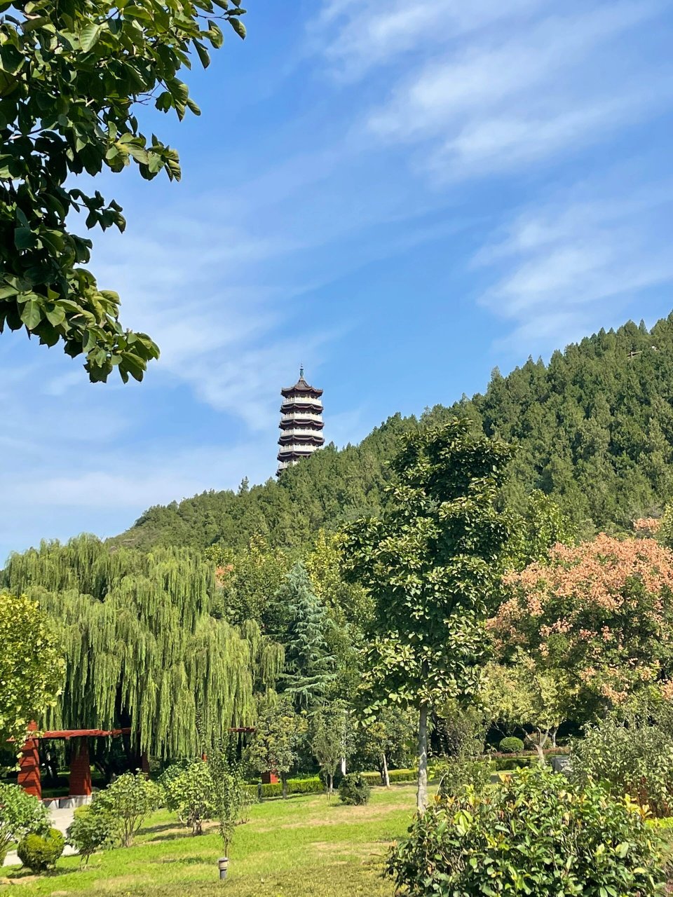 天气不错打卡朐山 话说临朐的风景真不错啊,还有朐山
