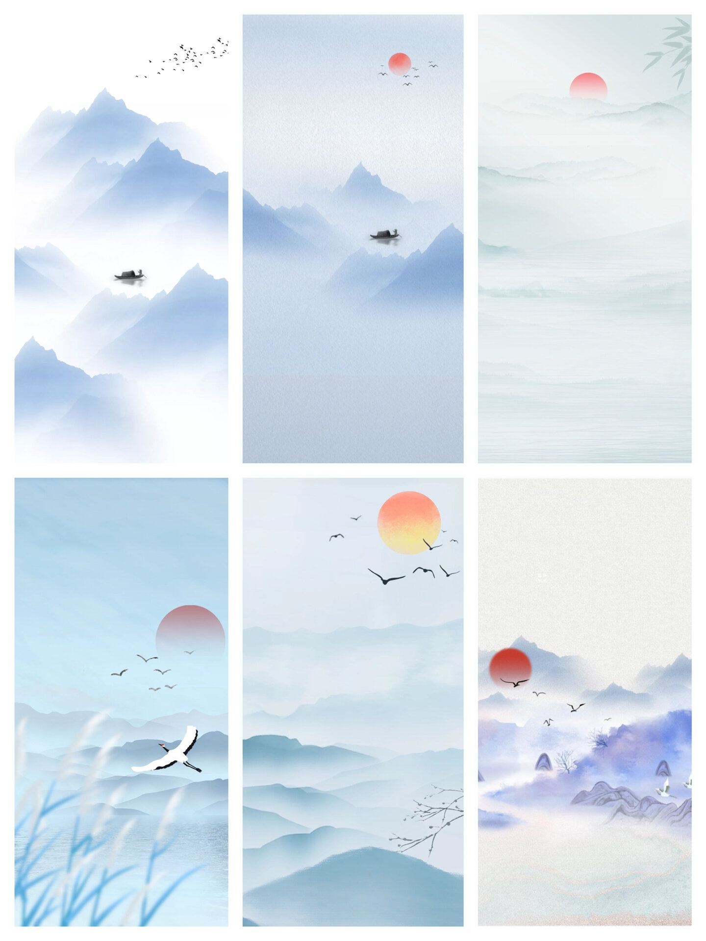 国风水墨国画壁纸