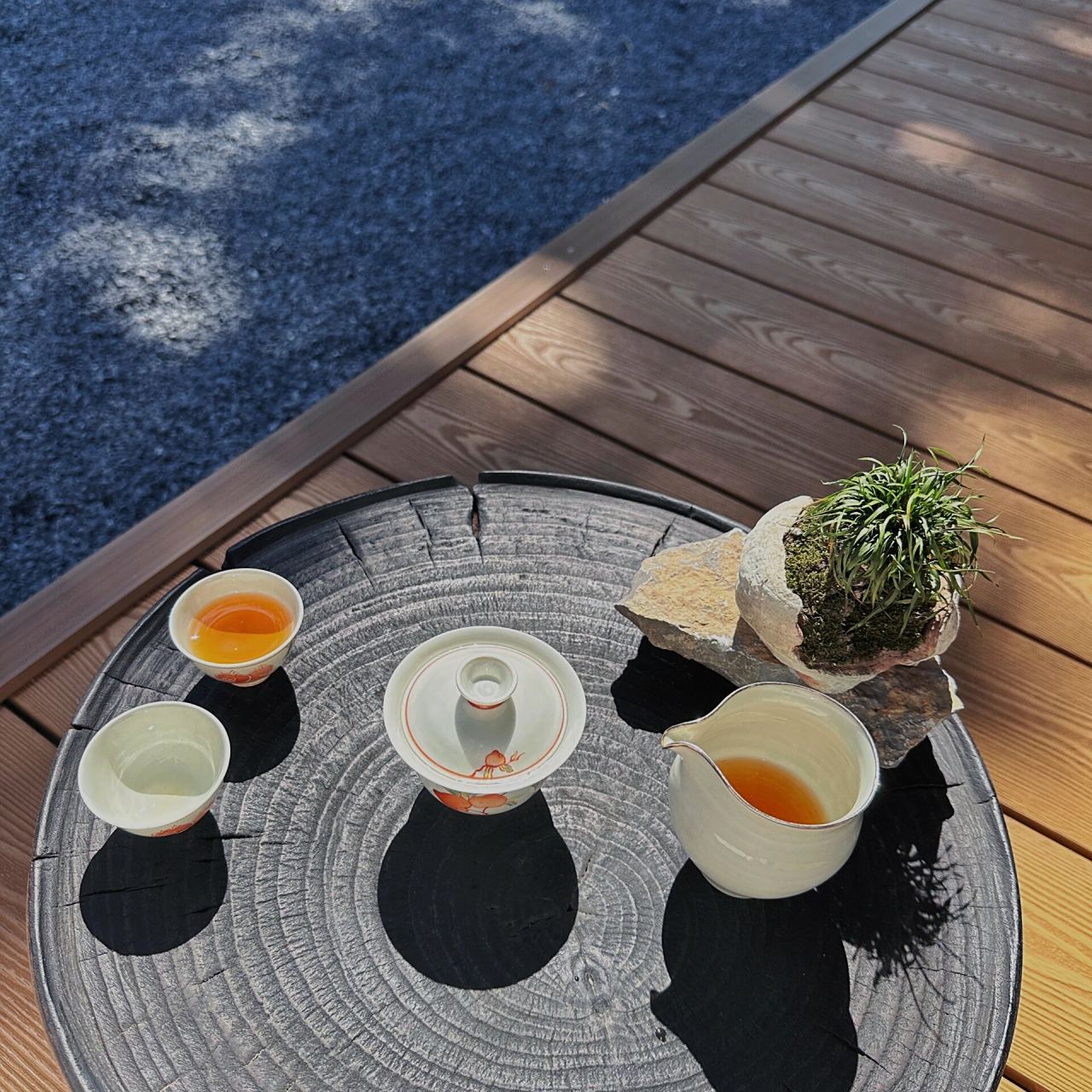 靖江丽园 闯进一间茶室