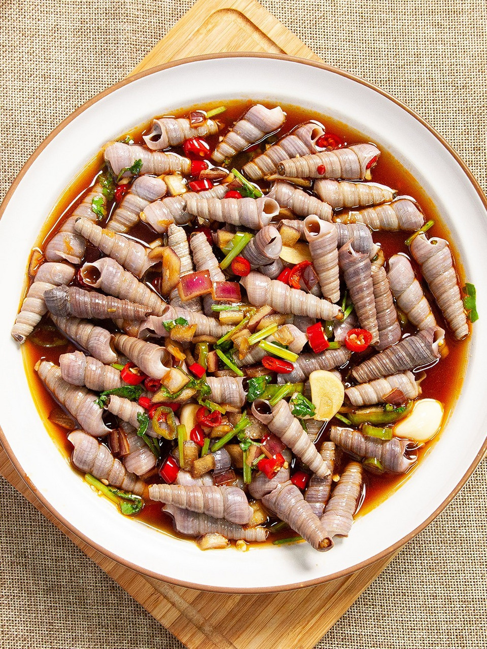 酸辣过瘾的捞汁钉螺60夏季宵夜下酒必备97 夏天谁也躲不掉宵夜的