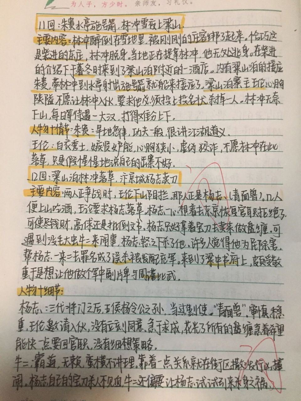 《水浒传》读书笔记第11～14回 水浒传读书笔记 主要内容 人物形象