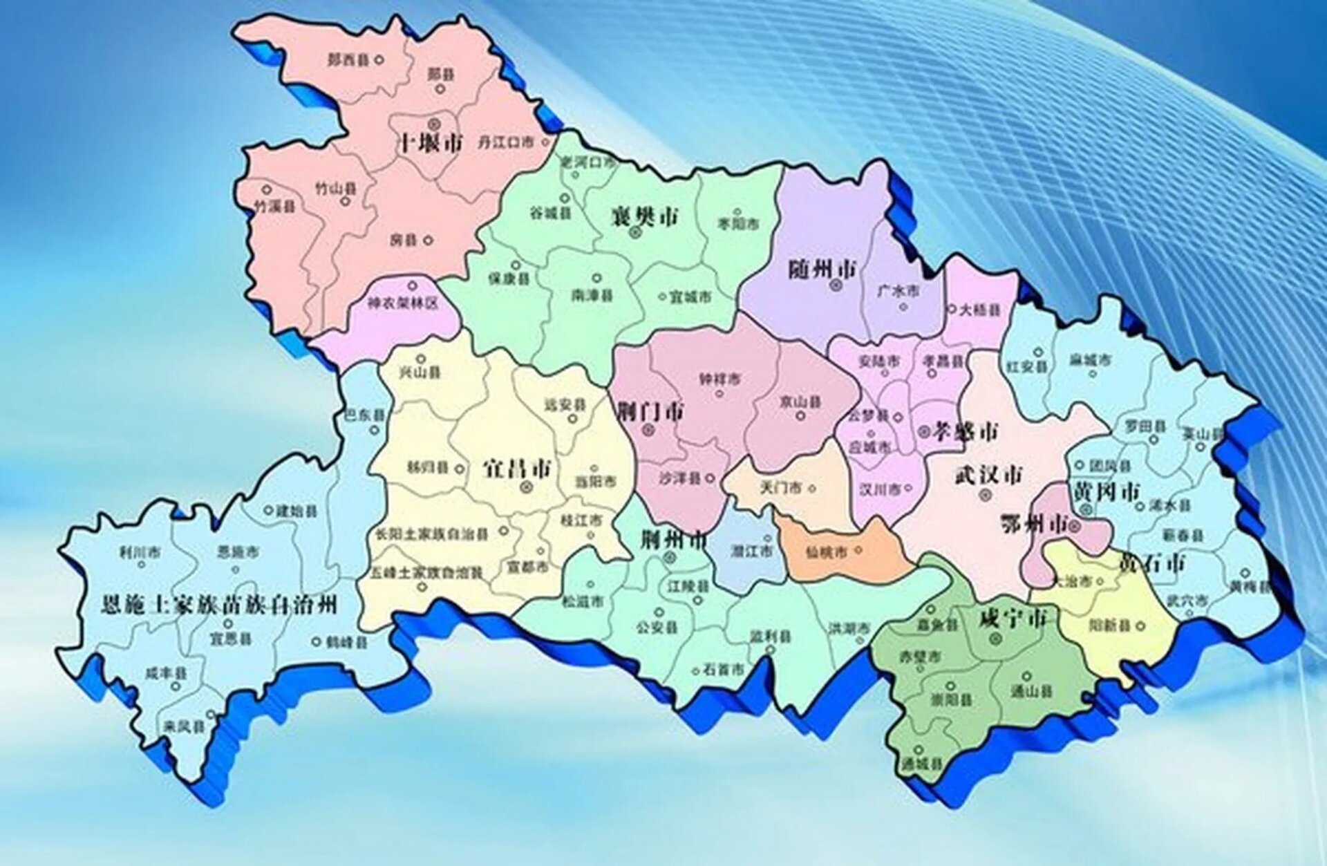 湖北篇:2022年湖北省各市gdp排名及人口