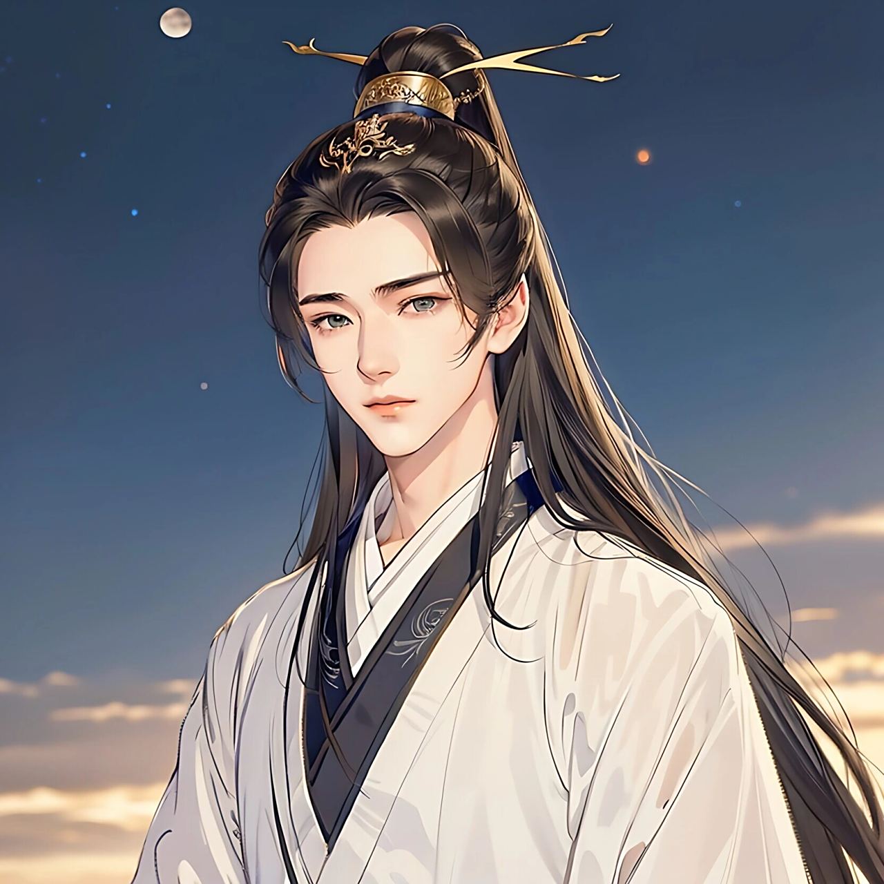 古风高冷帅气男头|古风头像|男生头像