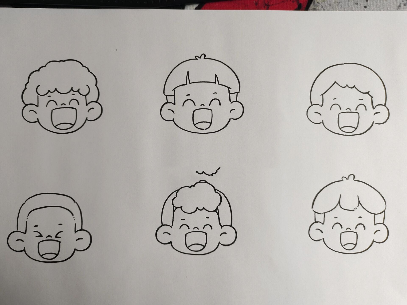 【人物素材】男孩常见发型