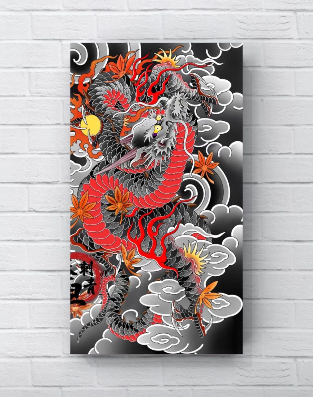 花臂花腿纹身图案手稿