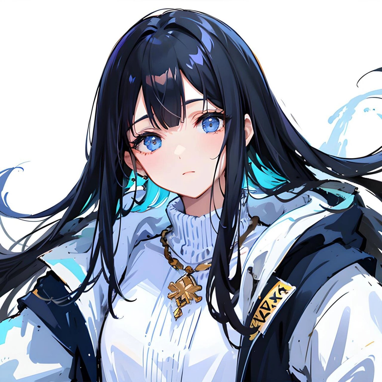 头像|黑发可爱少女