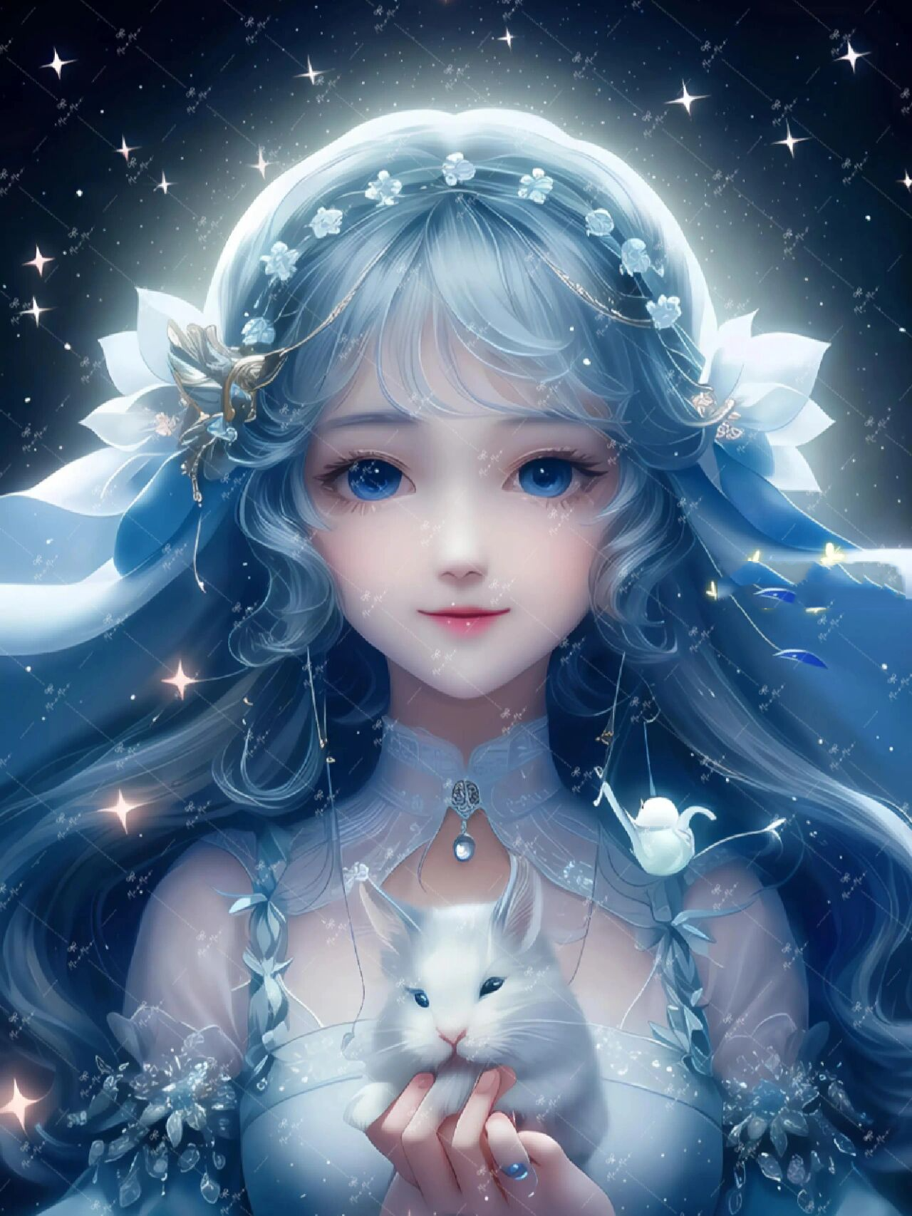 悲观又浪漫的双鱼——十二星座二次元壁纸