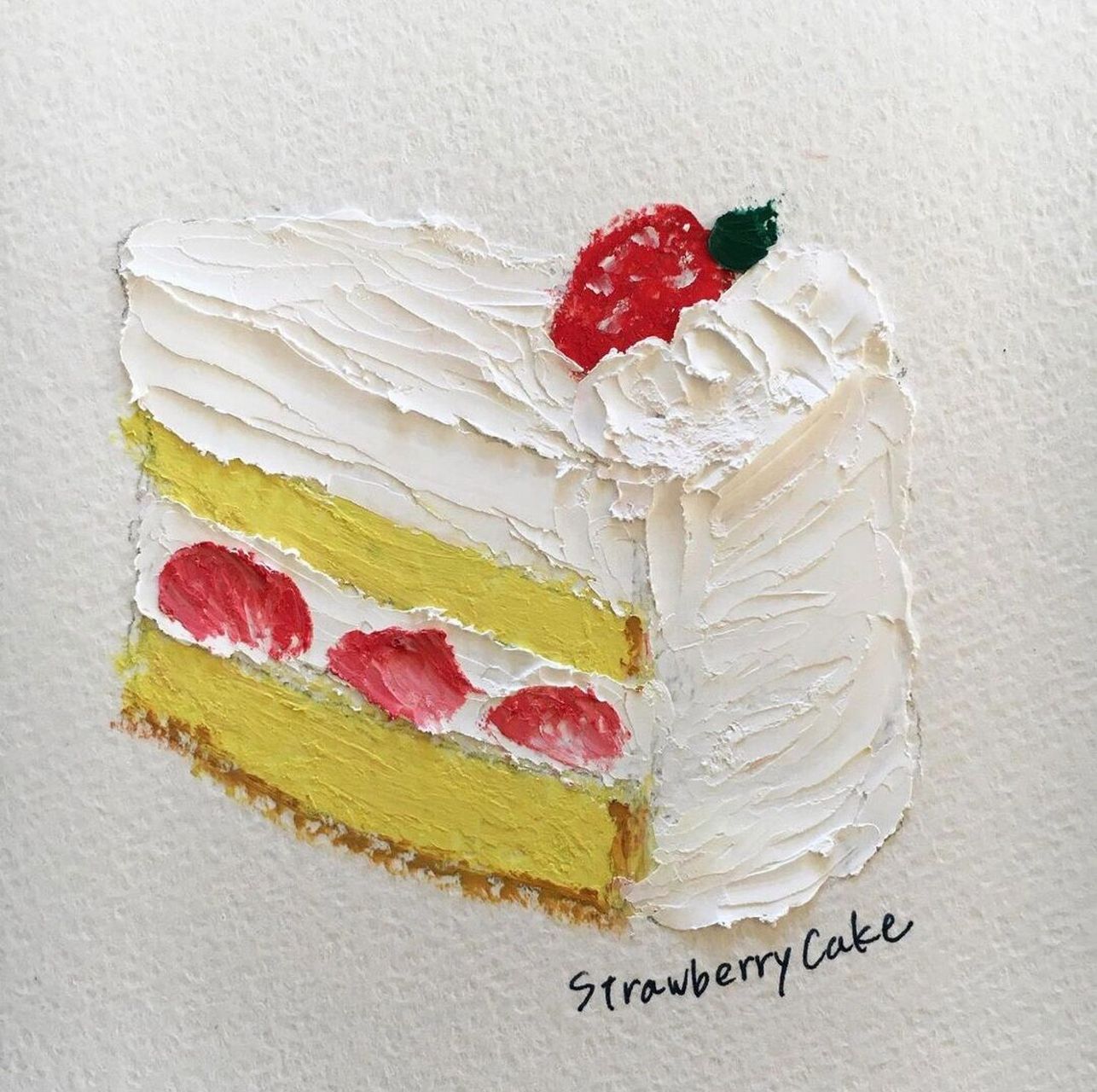 重彩油画棒手绘 | 甜品系列90sweet