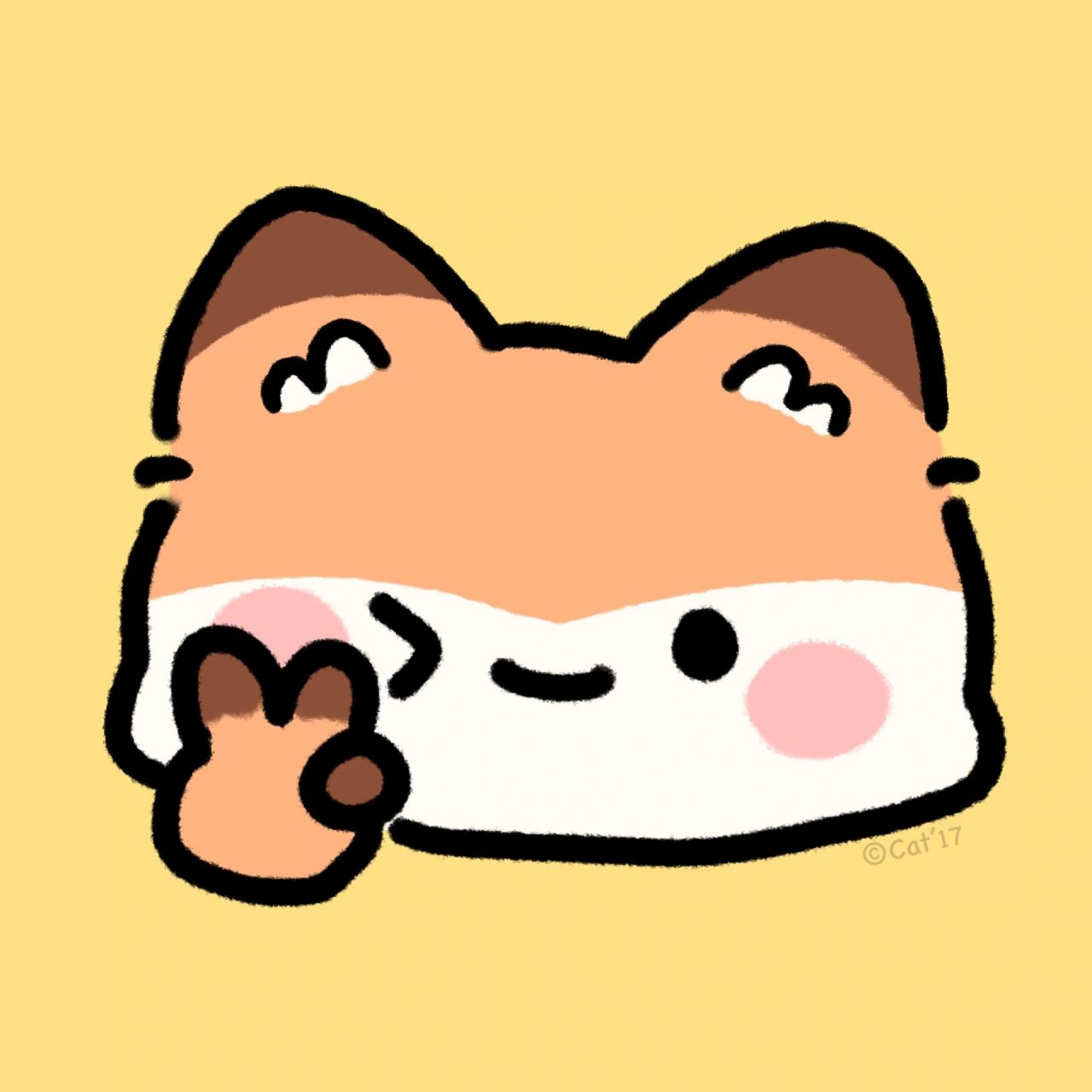 头像|比耶小动物9枚 比耶701570157015 (是谁点的小动物