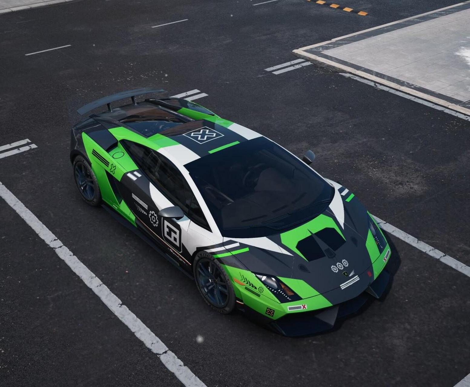 兰博基尼盖拉多huracan赛道涂装!最帅盖拉多涂装!huracan赛道涂装!