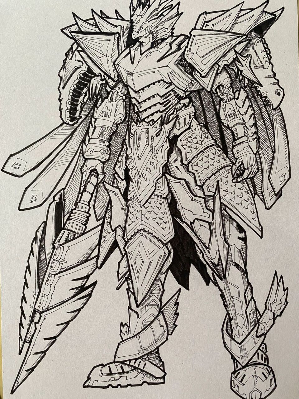 手绘机甲三国猛将-赵云 血染征袍透甲红 当阳谁敢与争锋 古来冲阵扶危