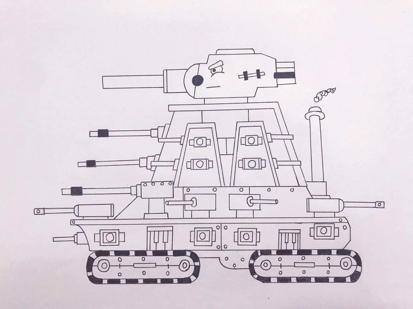 简笔画|爱国者kv44