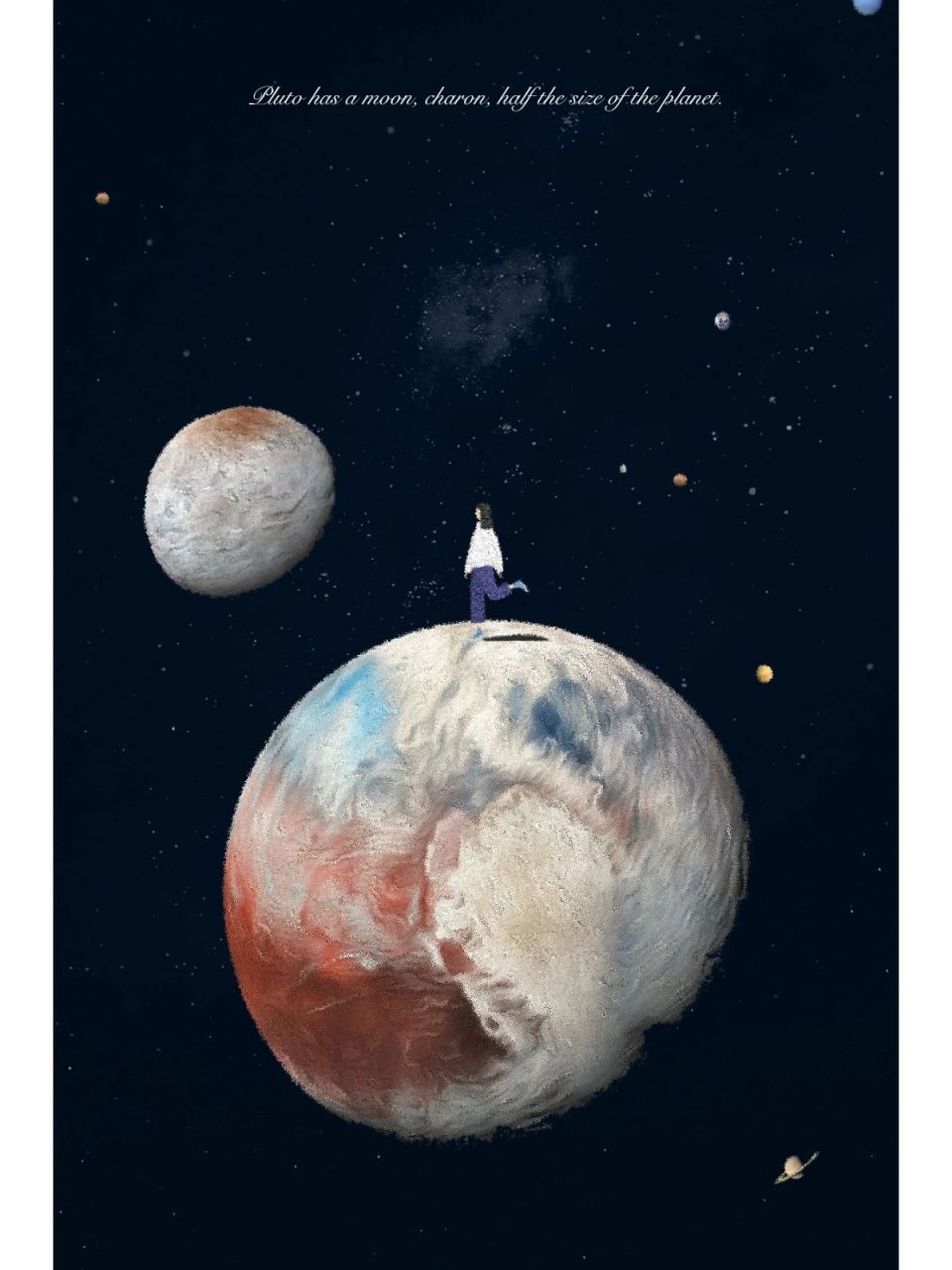 冥王星和卡戎星的故事,祝大家520快乐.