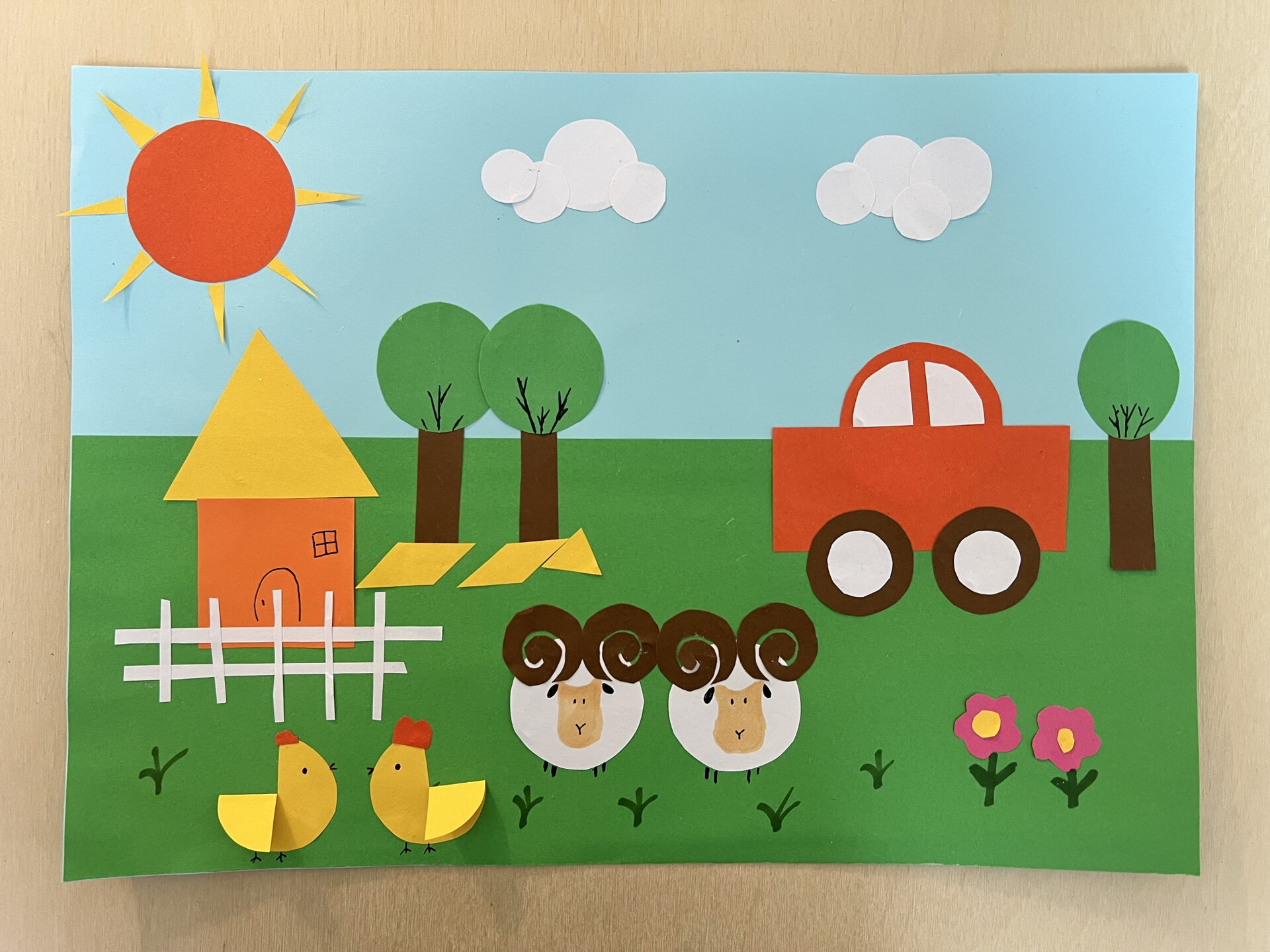 一年级图形贴画