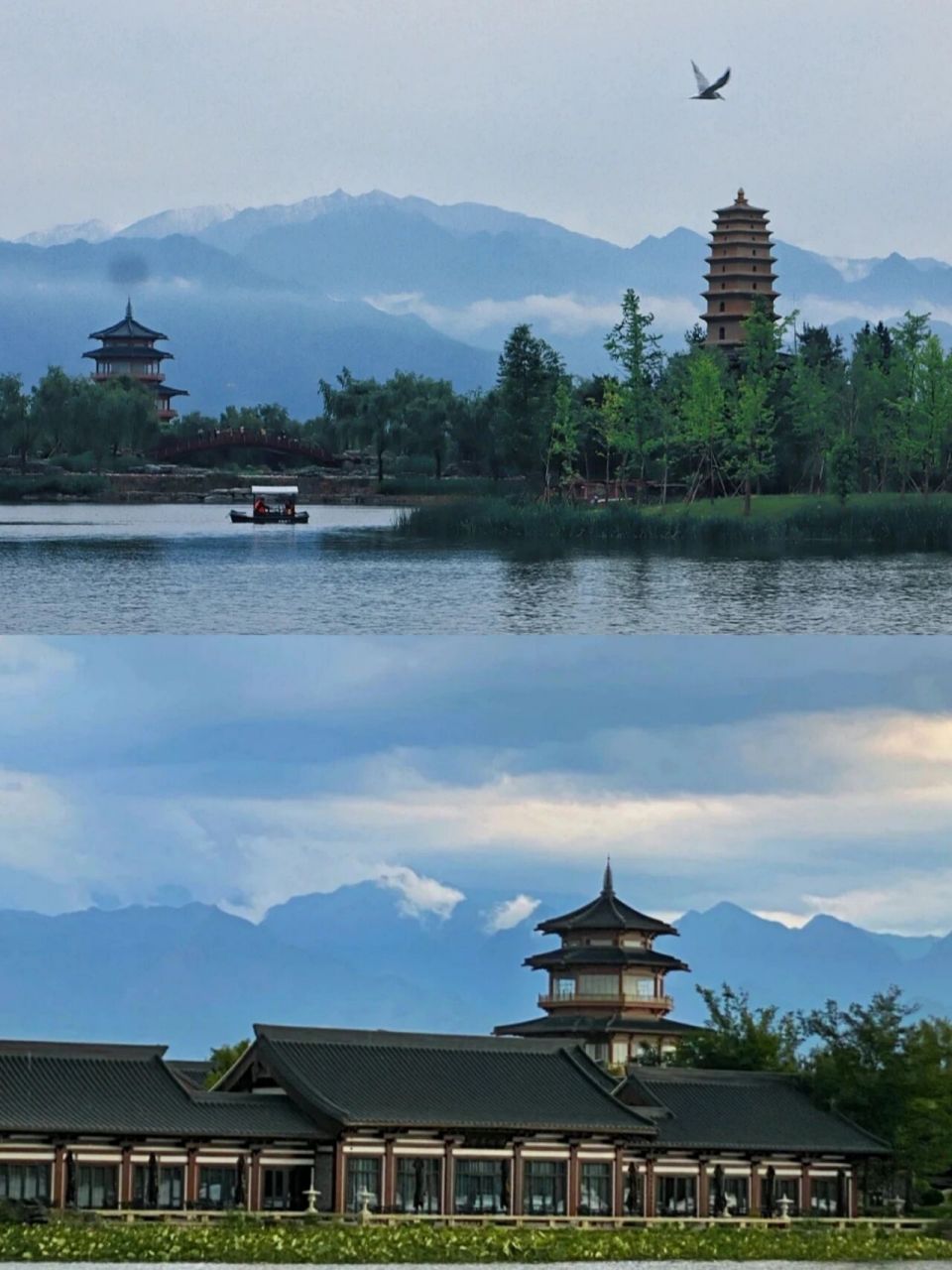 西安景点|渼陂湖真不愧是关中山水最佳处 9015渼陂湖位于西安市