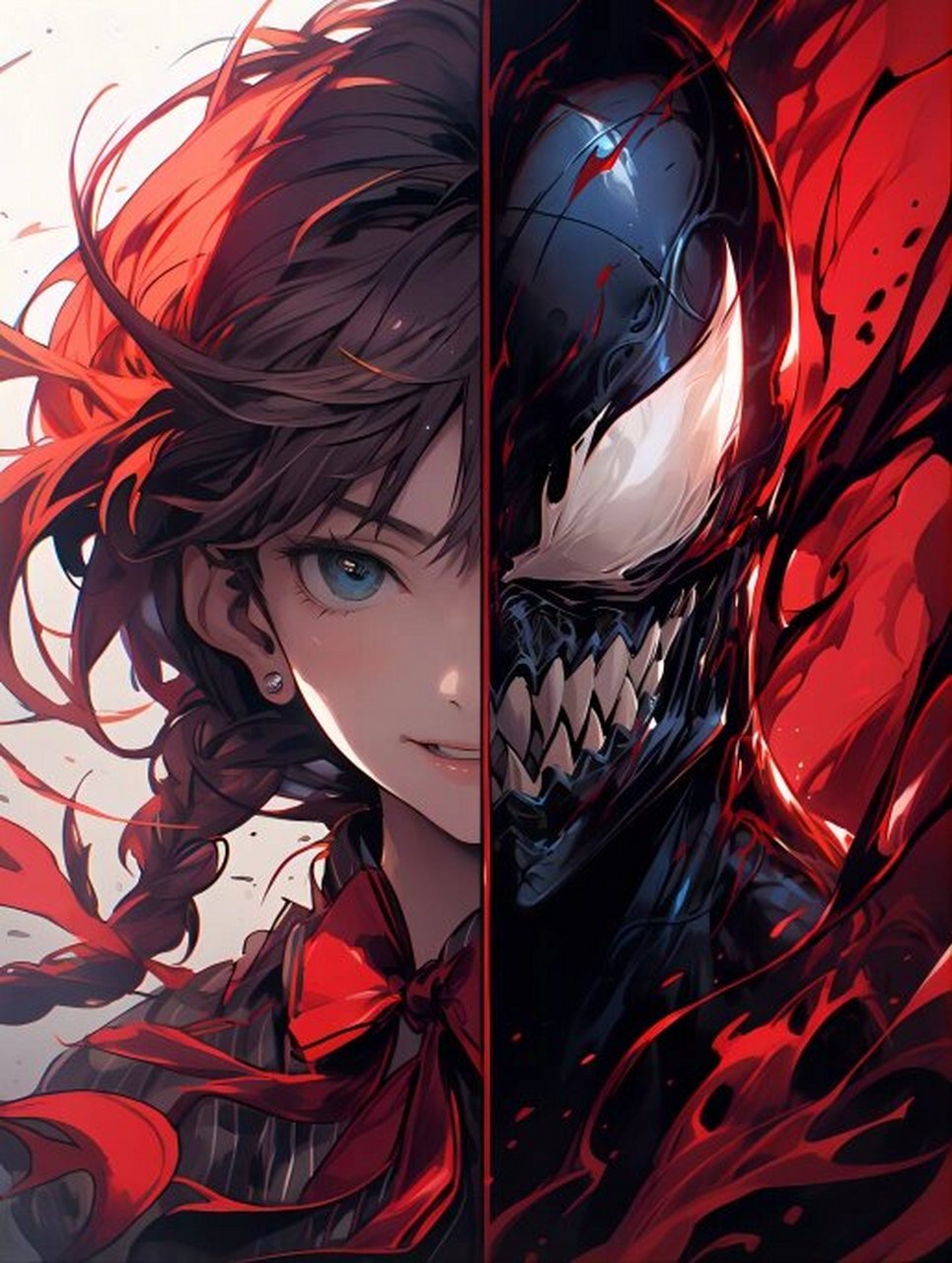 红色的毒液更强,那红色的女毒液呢