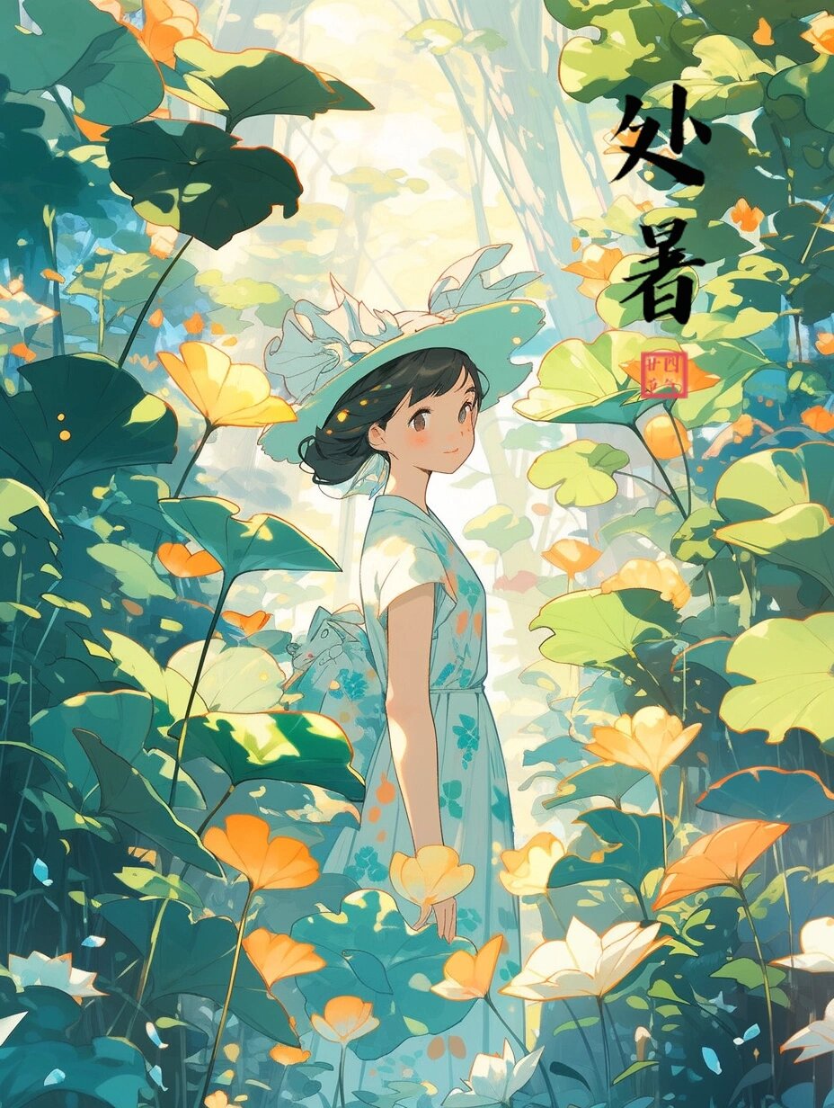 033|二十四节气插画——处暑