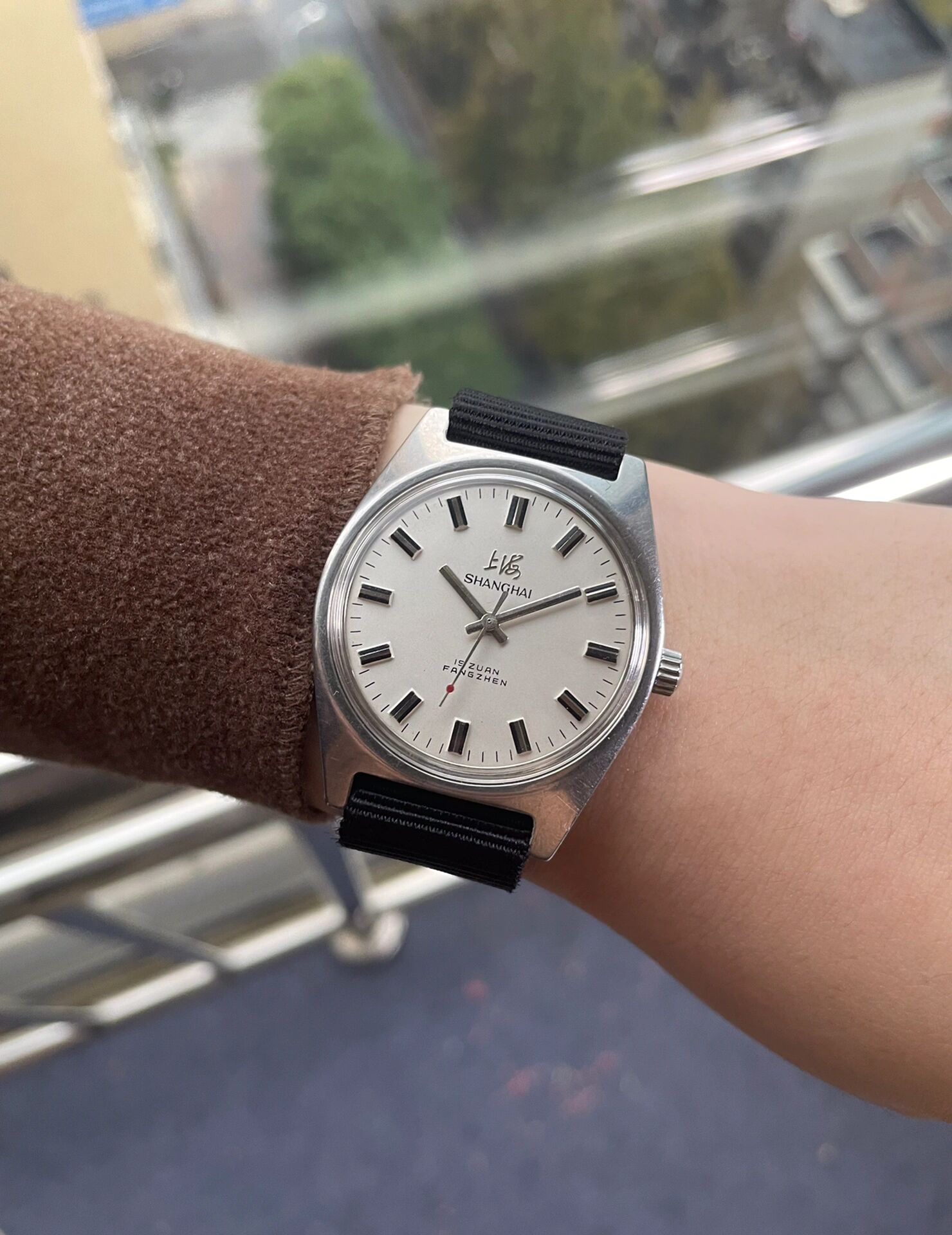 上海手表7120型手动机械表 全原装老货 原始成色,无翻新打磨 机芯已