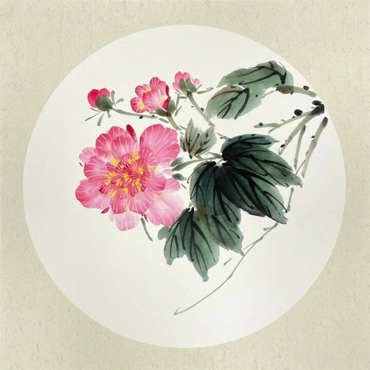 芙蓉花-国画教程步骤图-笔记 《一枝冷艳木芙蓉》答疑要点: 1.