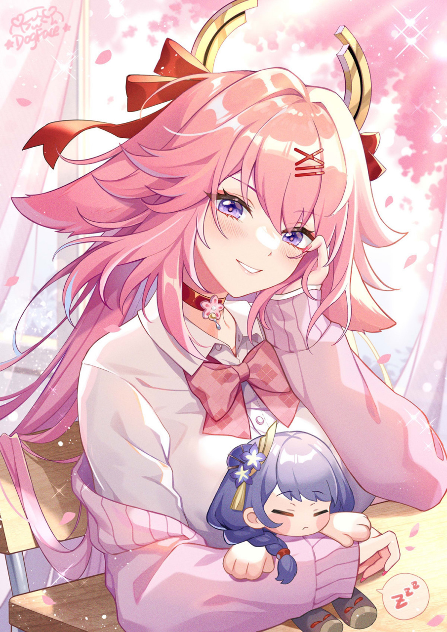 插画分享丨原神人物八重神子合集 1378张 4.84gb