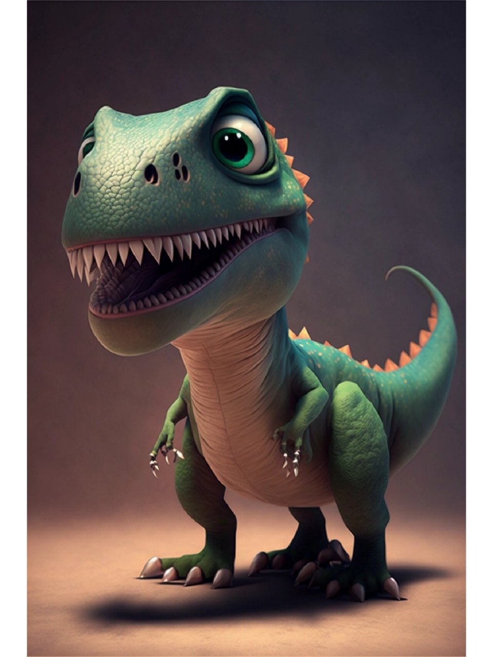 q版霸王龙 可爱的事物要分享给可爱的人或者是可以爱的人