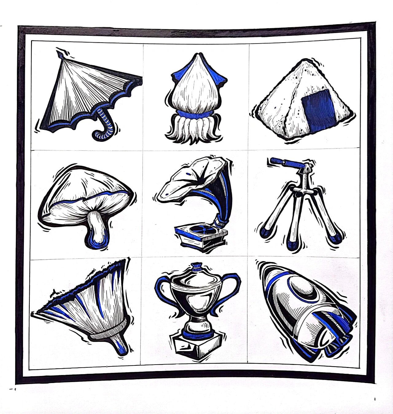 图形创意‖结课啦～ 90思维导图                  91□方形联想