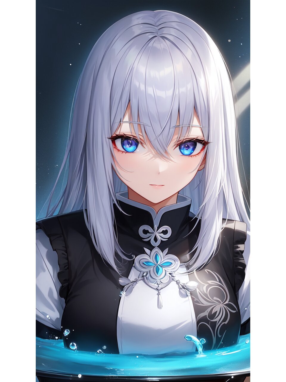 可爱的二次元少女银发 #可爱的二次元少女