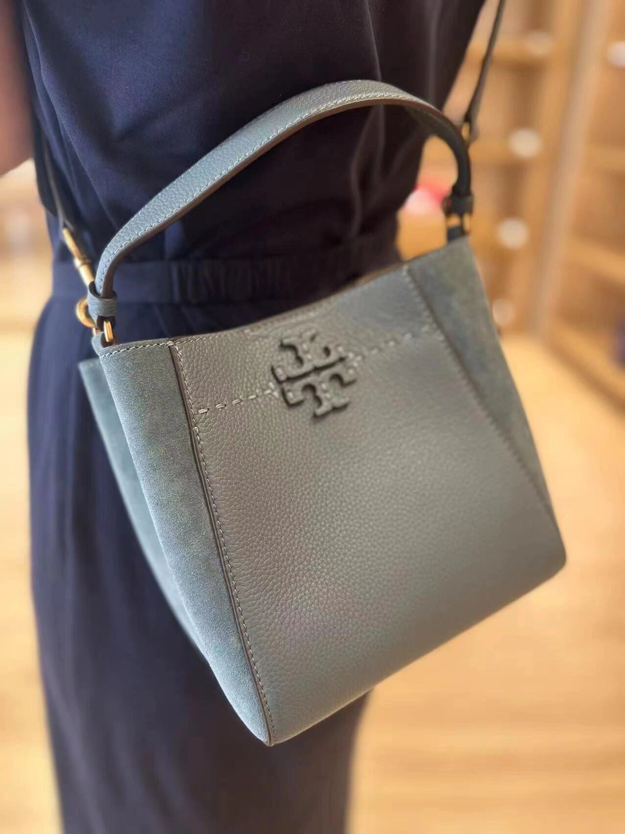 tb 经典mcgraw hobo小号水桶包