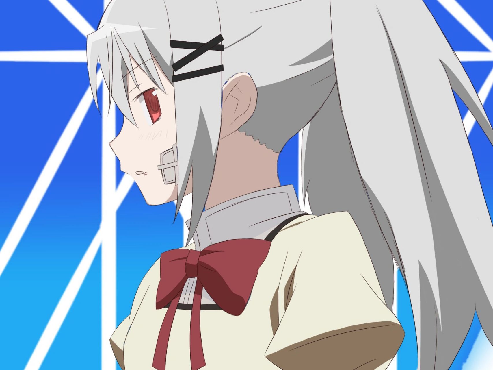 " 	 绿毛:星野祈(我自己) 白毛:月夜里