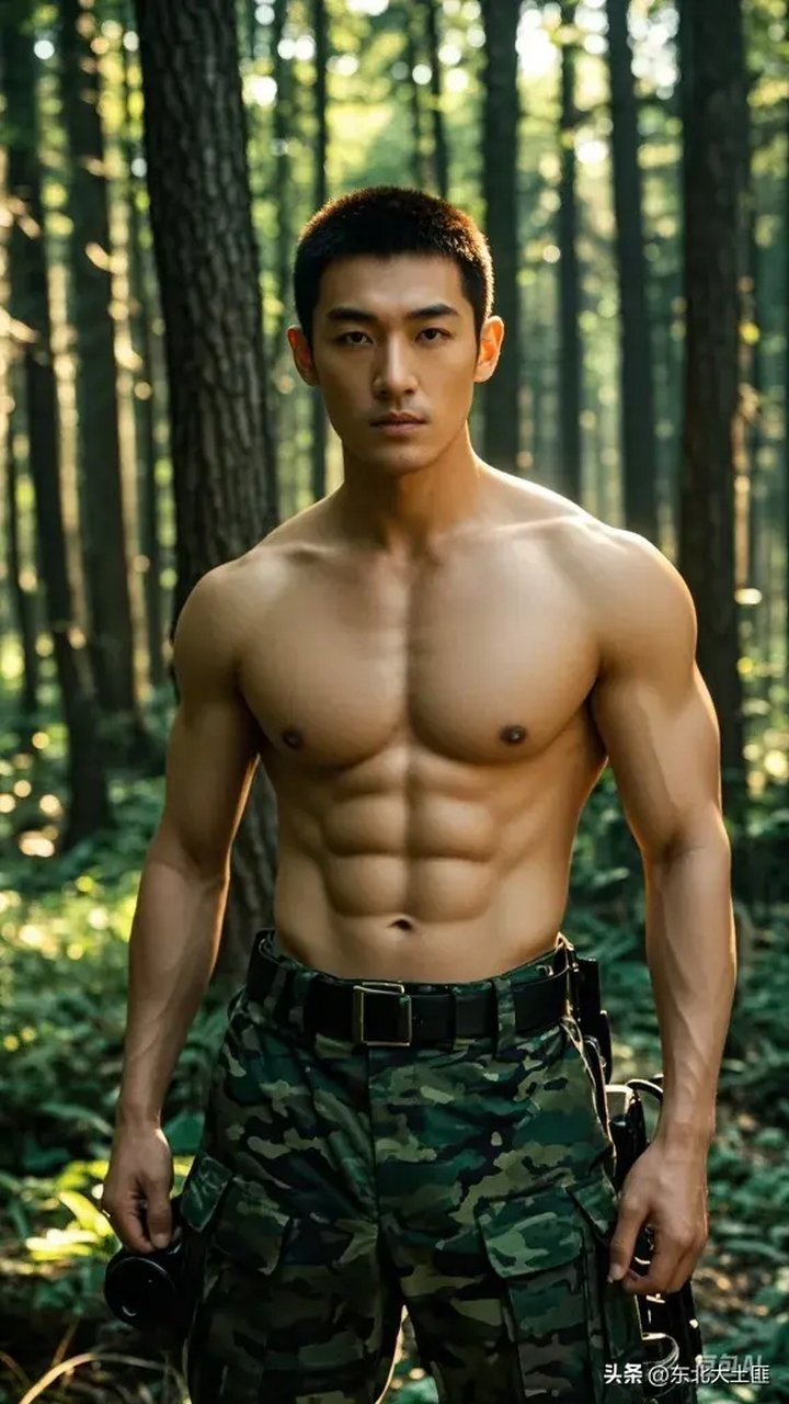 军人的腹肌,你值得拥有