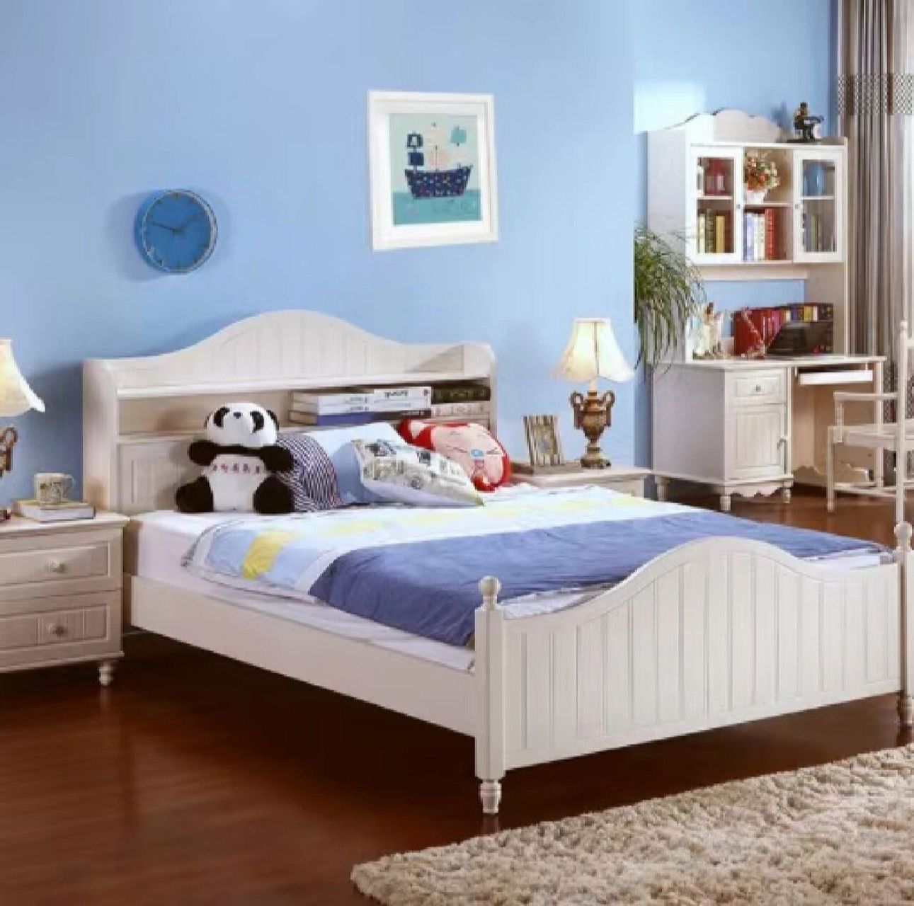 儿童床的摆放讲究 1,儿童的床头宜朝正东向或者东南向.