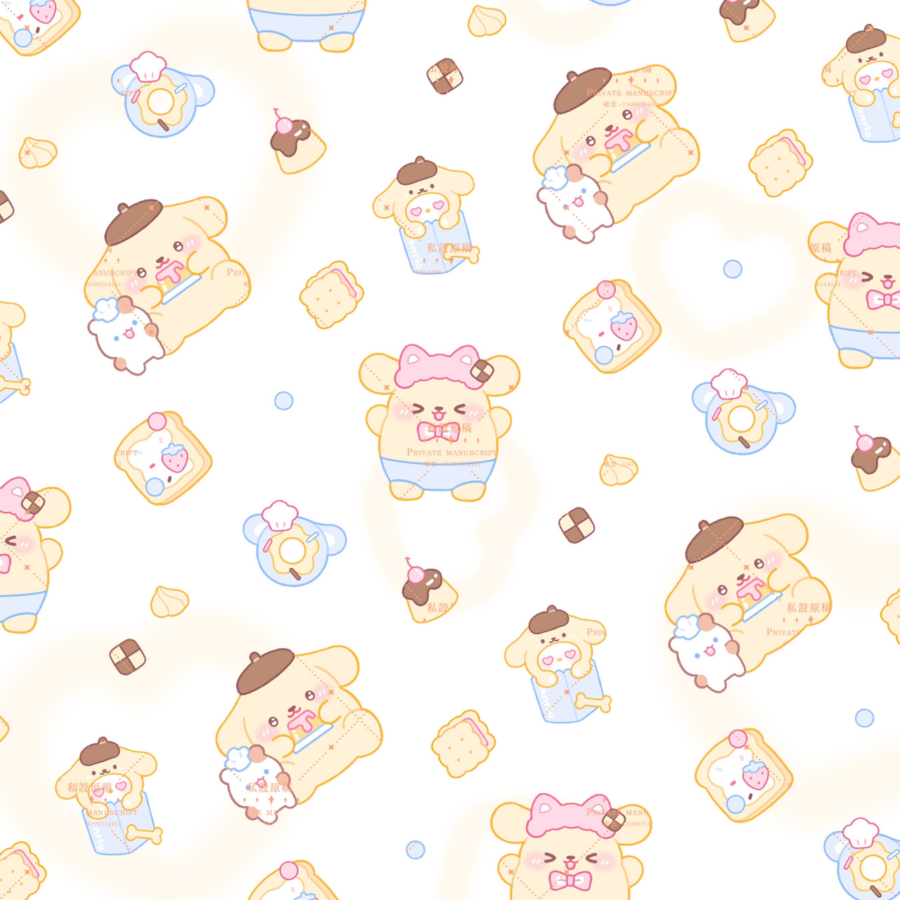 原创柄图|pom pom purin 布丁狗 美化领域已出 成