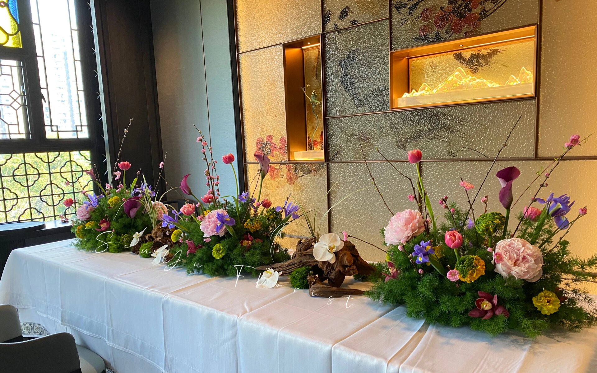 高级感宴会花艺‖浪漫晚宴餐桌花