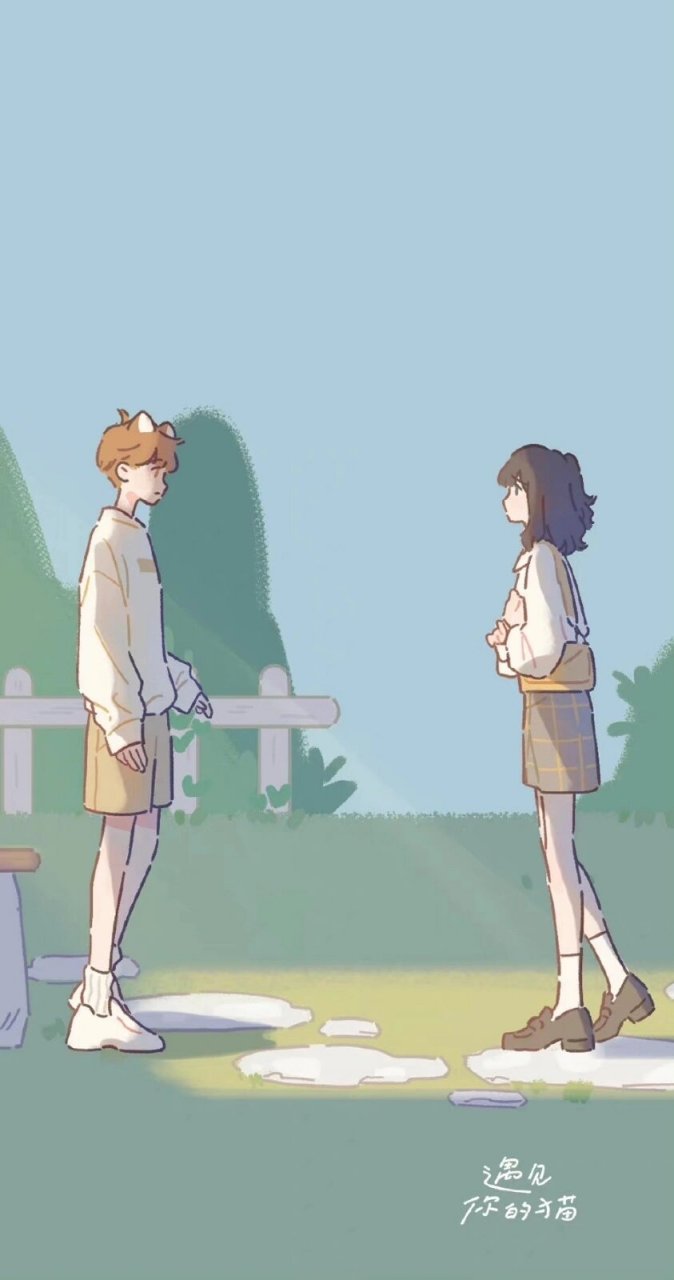 情侣动漫壁纸|小情侣们还不快来看看91 热恋期的情侣,什么都要可可