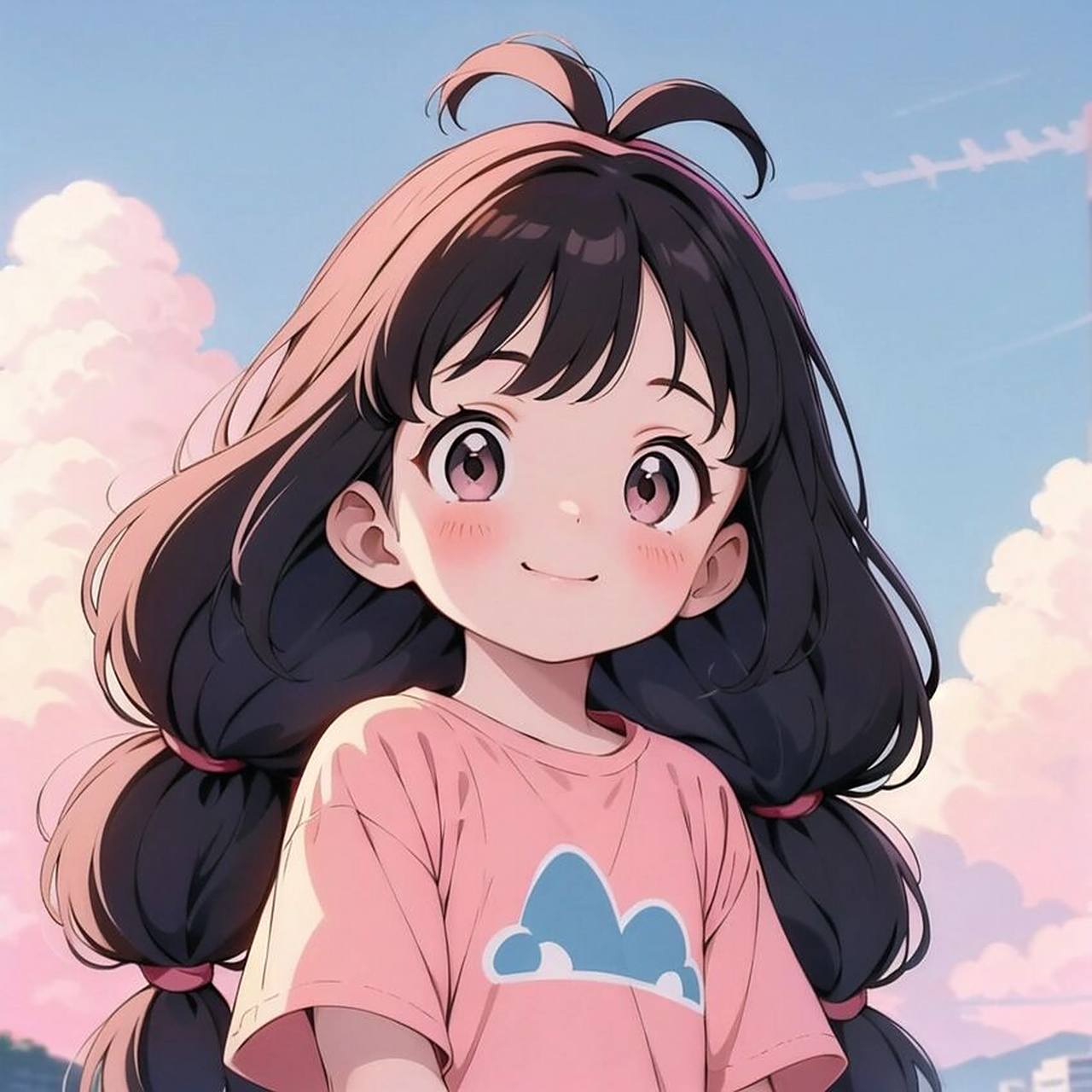 动漫女生头像|长发如瀑,眼眸明亮97