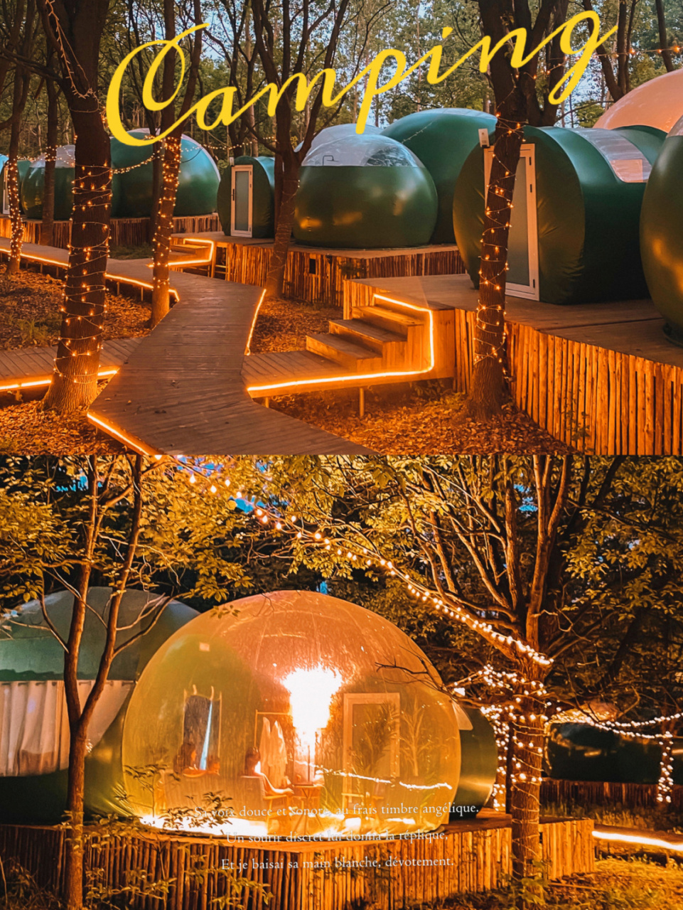 上海也有星空泡泡屋露营民宿啦!崇明精灵岛! 啊啊啊啊!