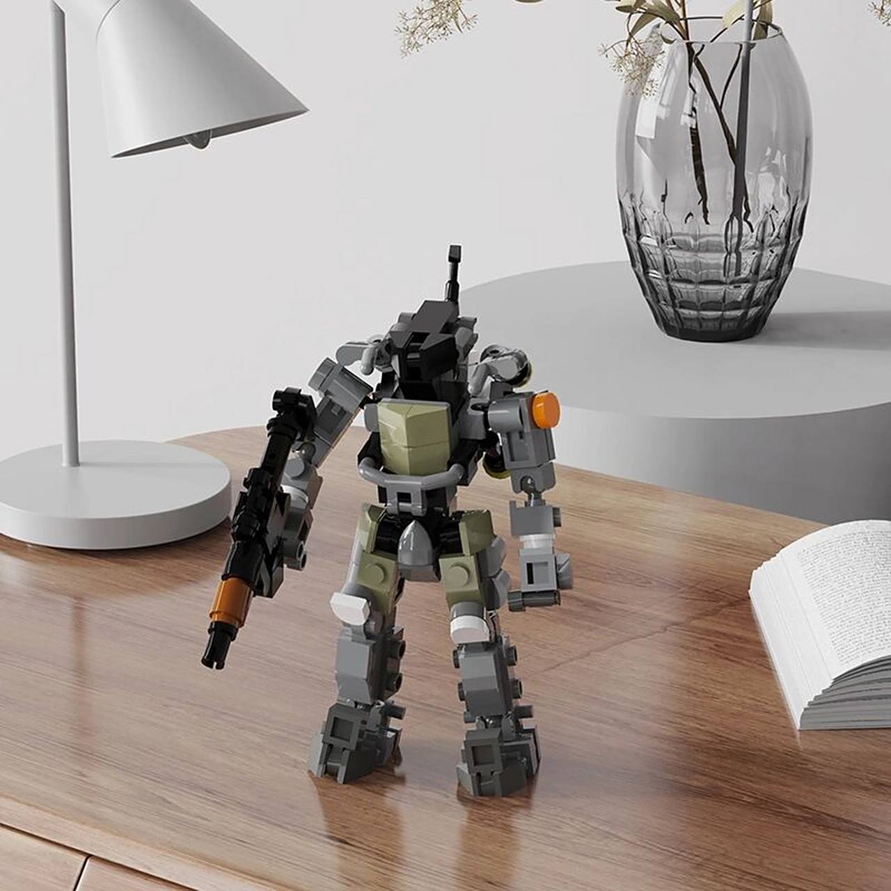 【乐高moc】极速战斗机甲步兵图纸免费分享 07零件数:164颗粒 92