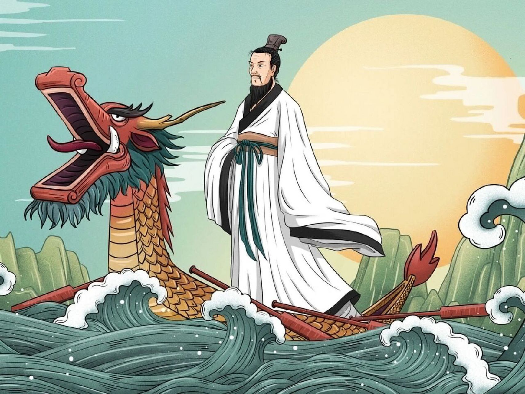 端午节屈原海报素材插画分享 06【摄图网】今天为大家分享一些关于