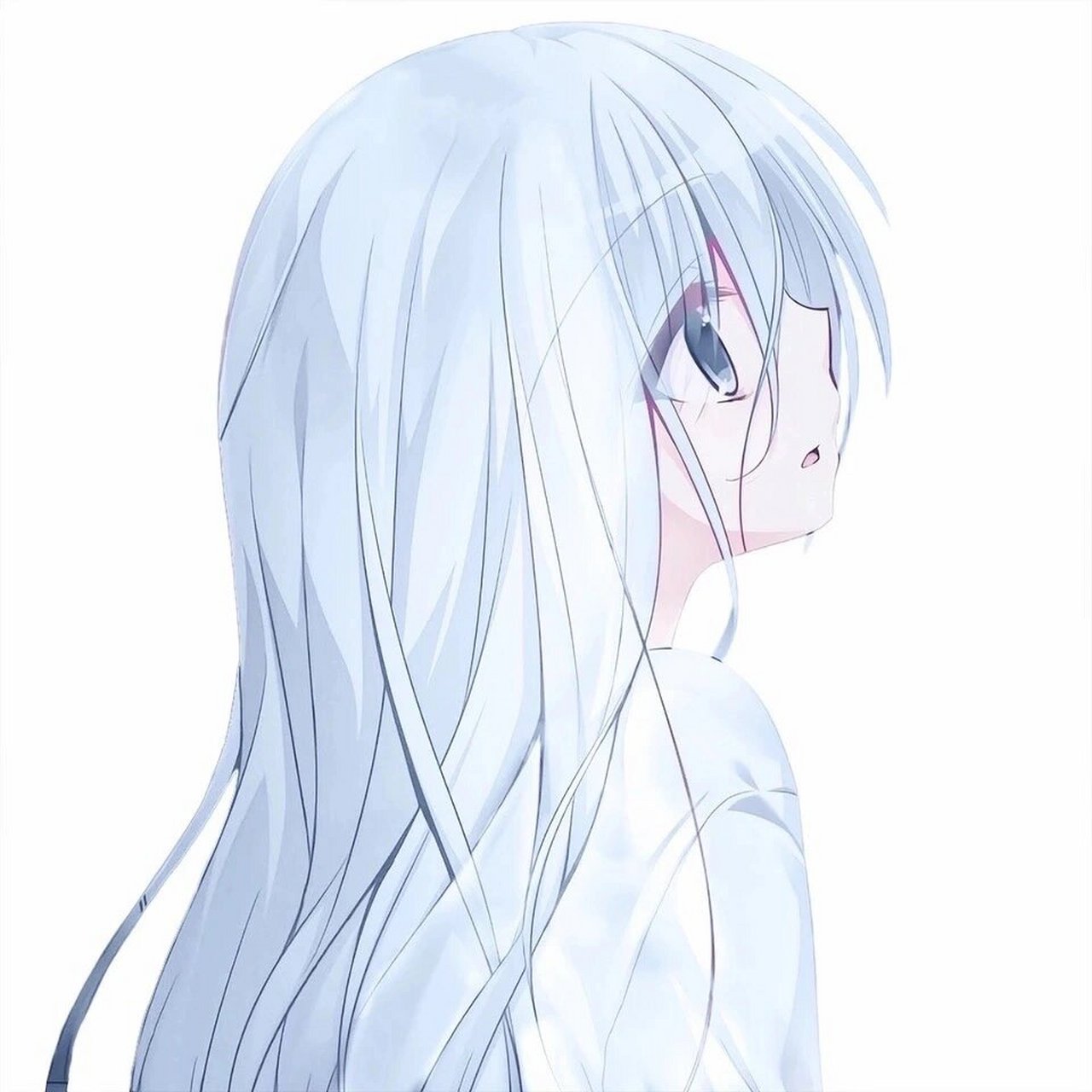 清冷氛围感动漫女头. 截图自取.