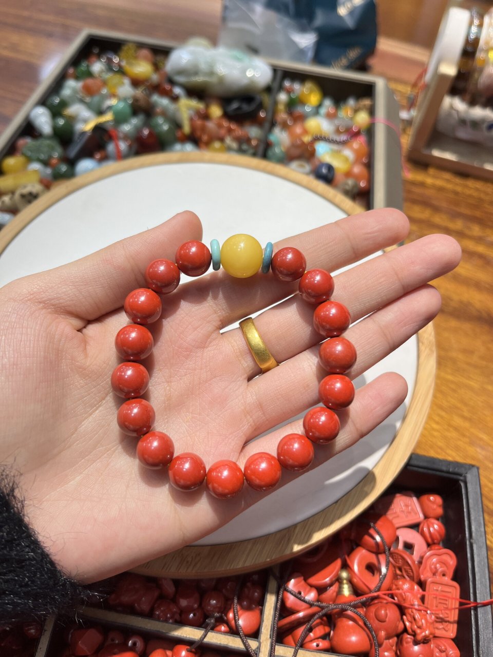 转运|带朱砂,行好运,招财转运,祈福 入手必备的一款极品朱砂首饰 非常