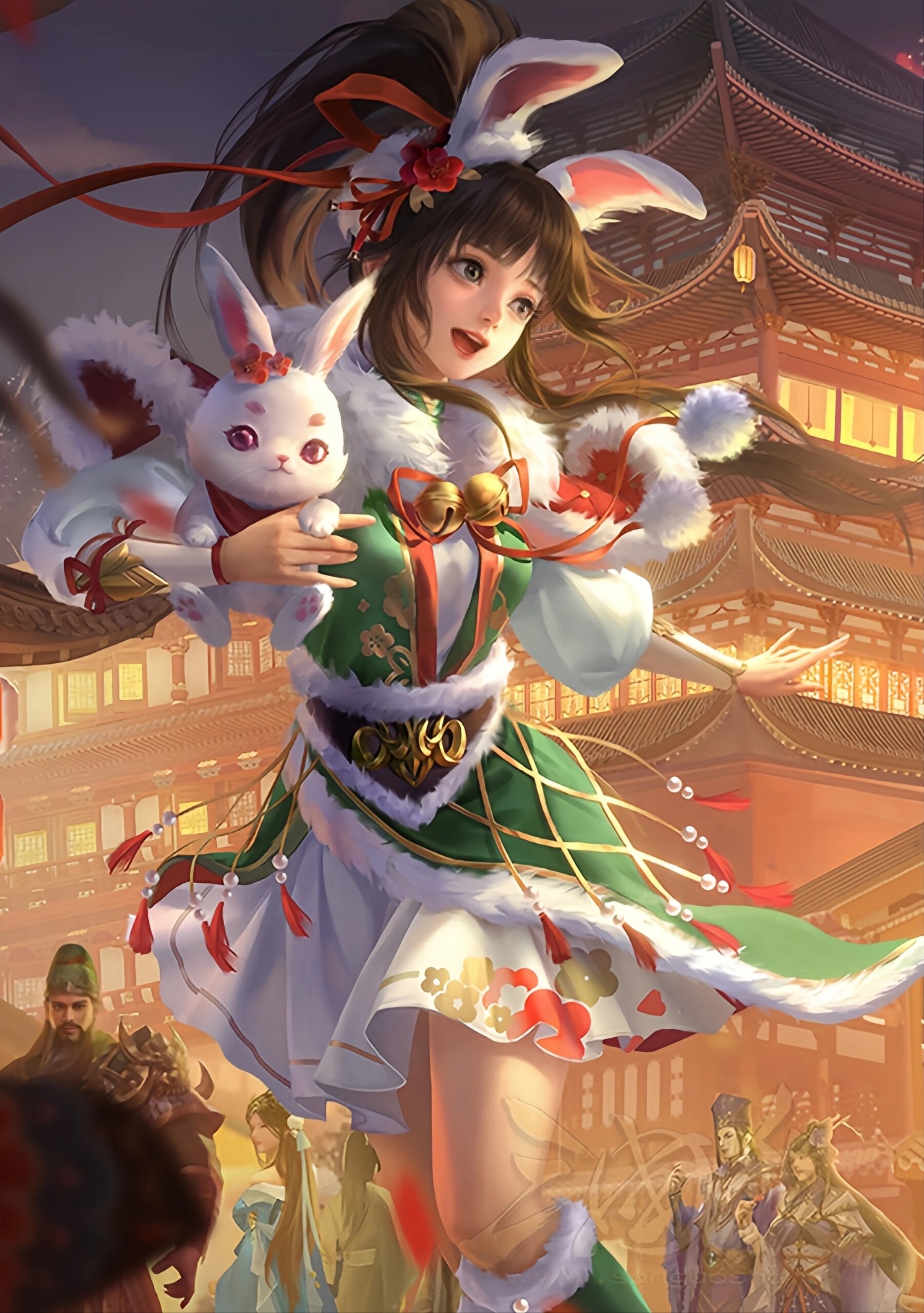 三国杀-花鬘,关银屏