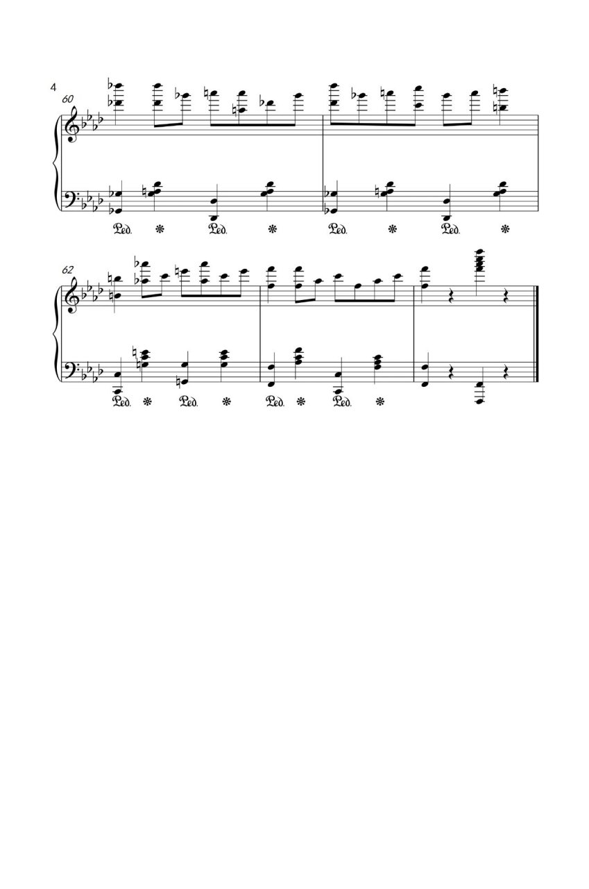 哈利波特海德薇主题变奏曲(钢琴谱)