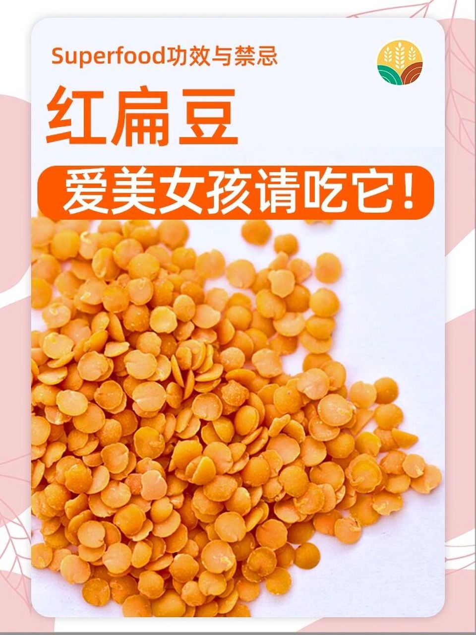 超级食物|土耳其红扁豆,爱美女孩请吃它!