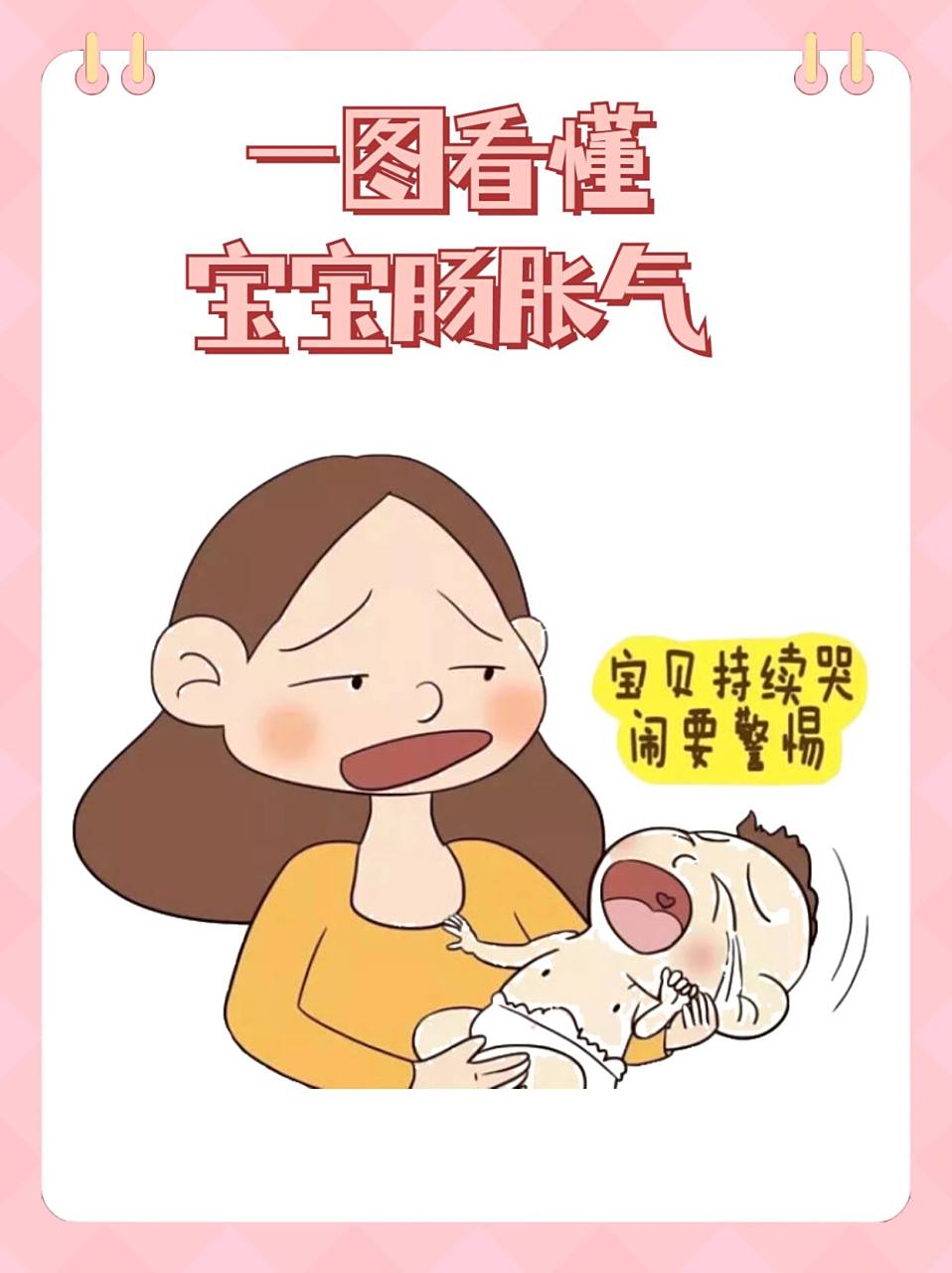 一图看懂宝宝肠胀气