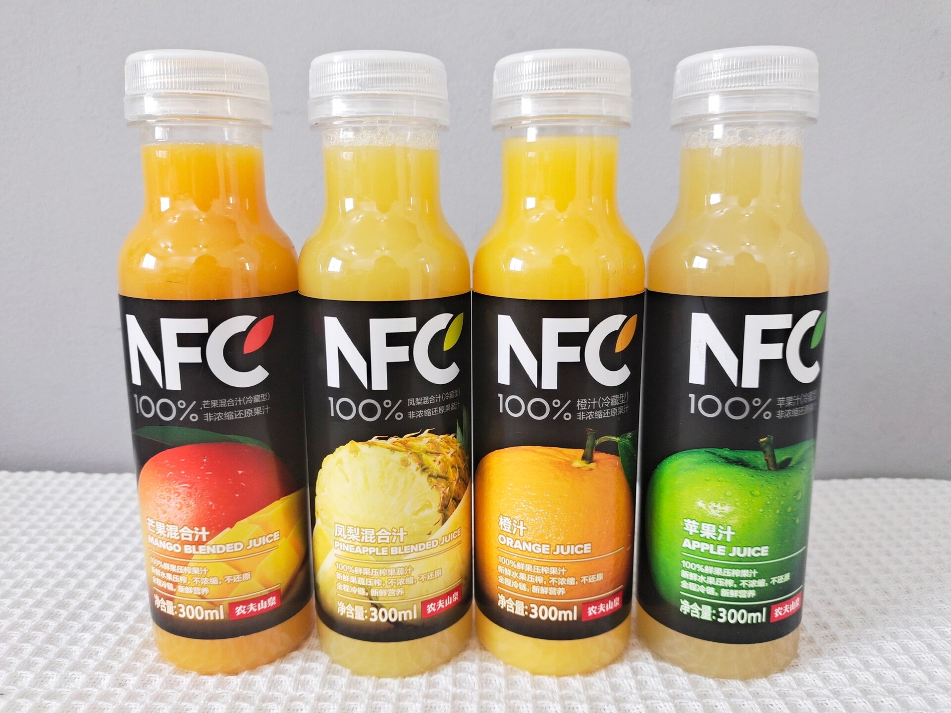 实测93:4款农夫山泉nfc果汁,又贵又好喝
