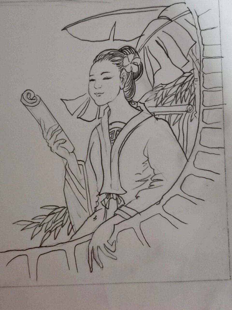 李清照简笔画