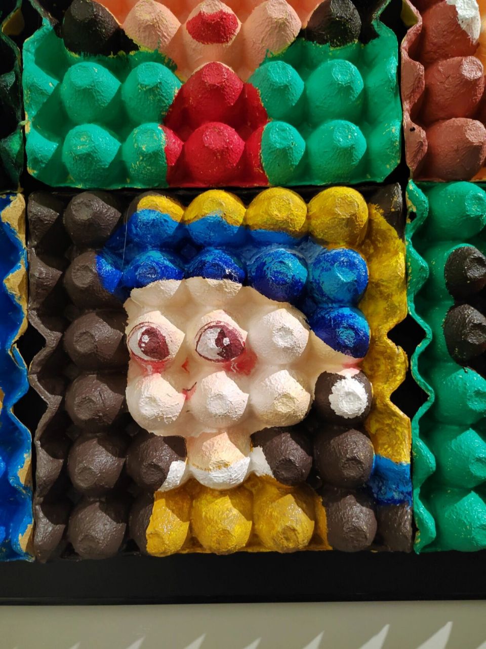 蛋托画/创意蛋托人物画 肖像风格第一波~第一波 #幼儿