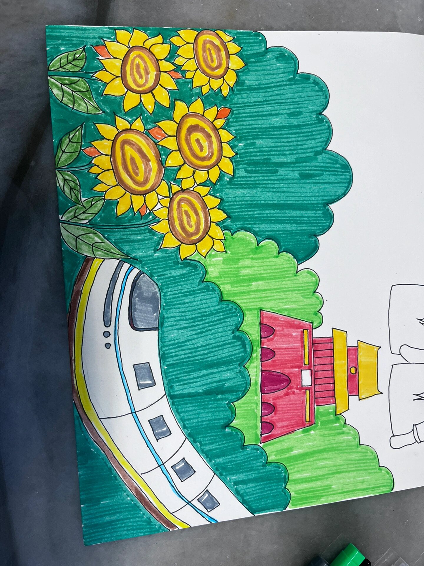 童心绘梦想 儿童水彩画