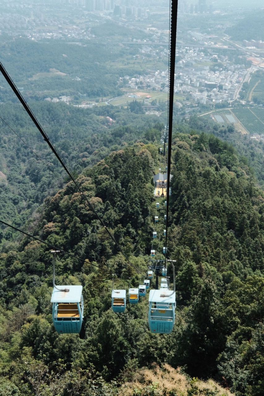 庐山秀峰风景区索道图片