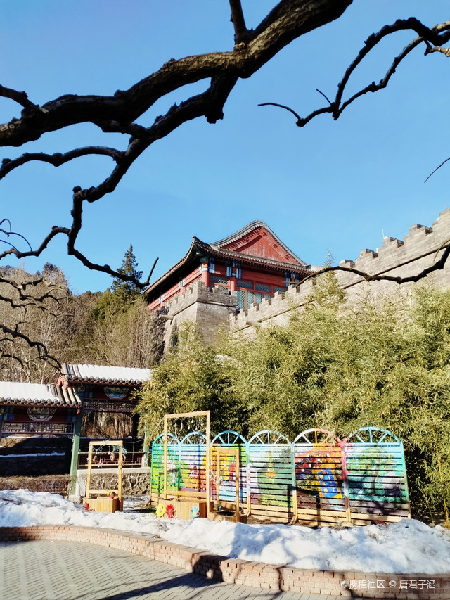 冬季里的香山公园